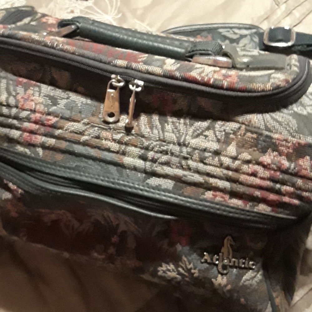 Vintage Atlantic makeup tote